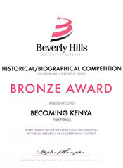 Bronze award for Blooming Kenya